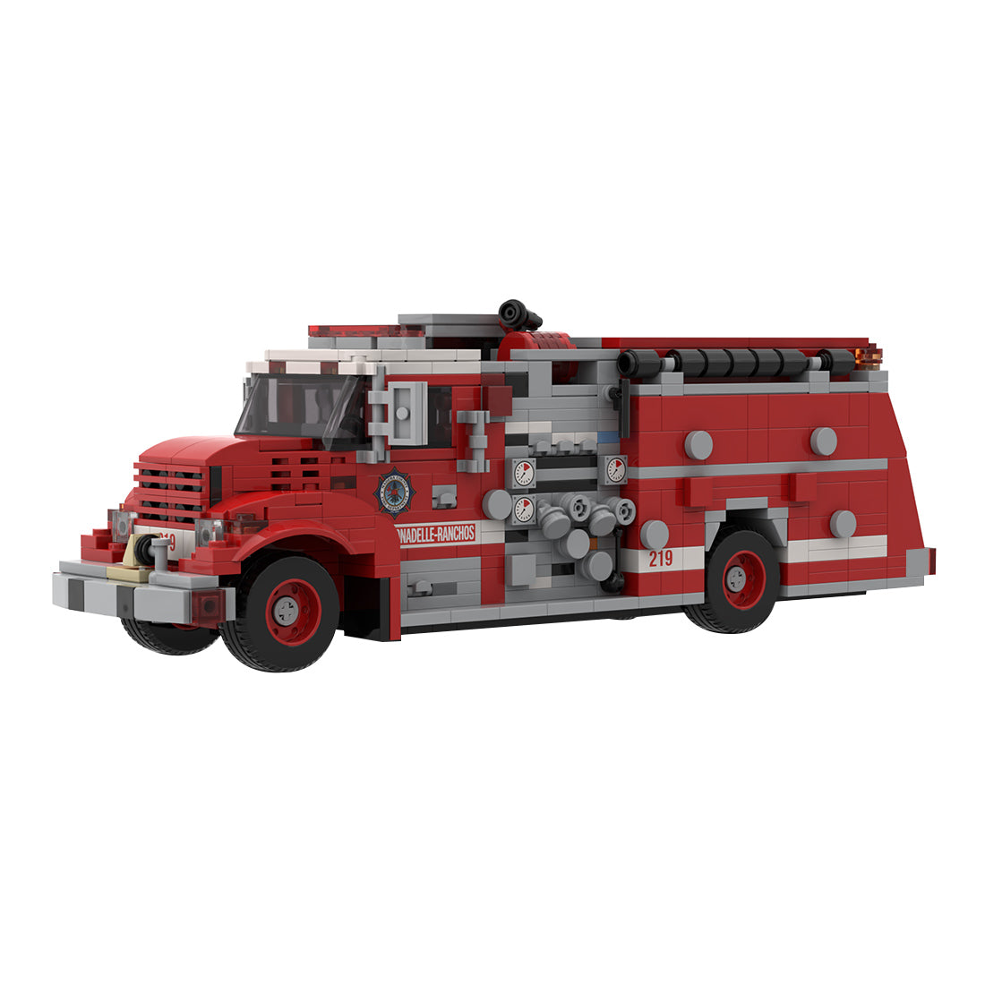 MOC-269790 Type 2 Conventional Cab Fire Truck Building Blocks