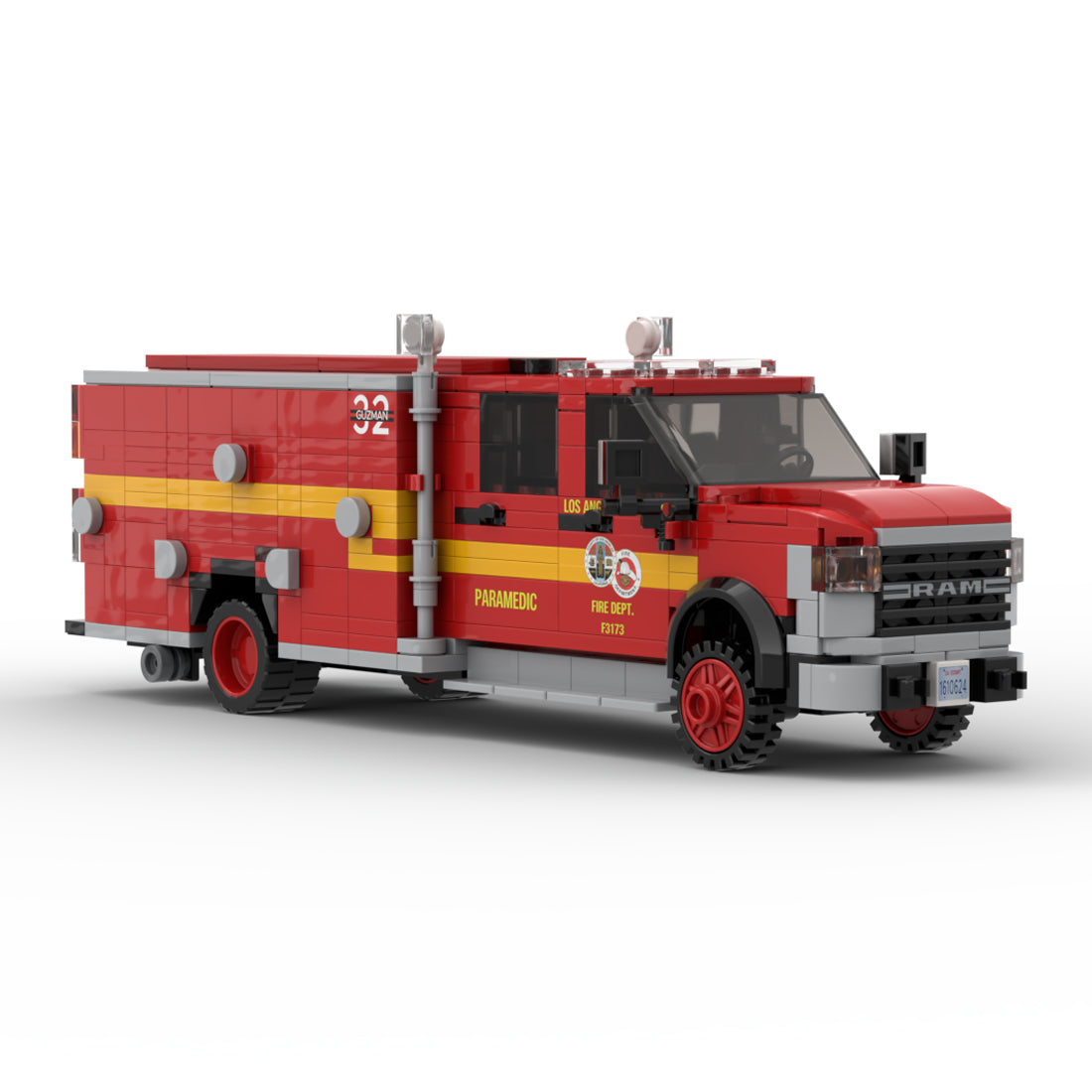 MOC-275251 RAM 4500 LACoFD Squad Unit Building Blocks