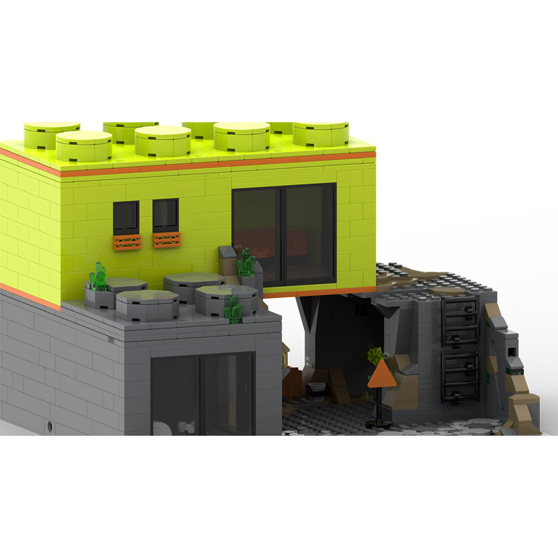 MOC-261973 Power Miners-Inspired Miner House Building Blocks
