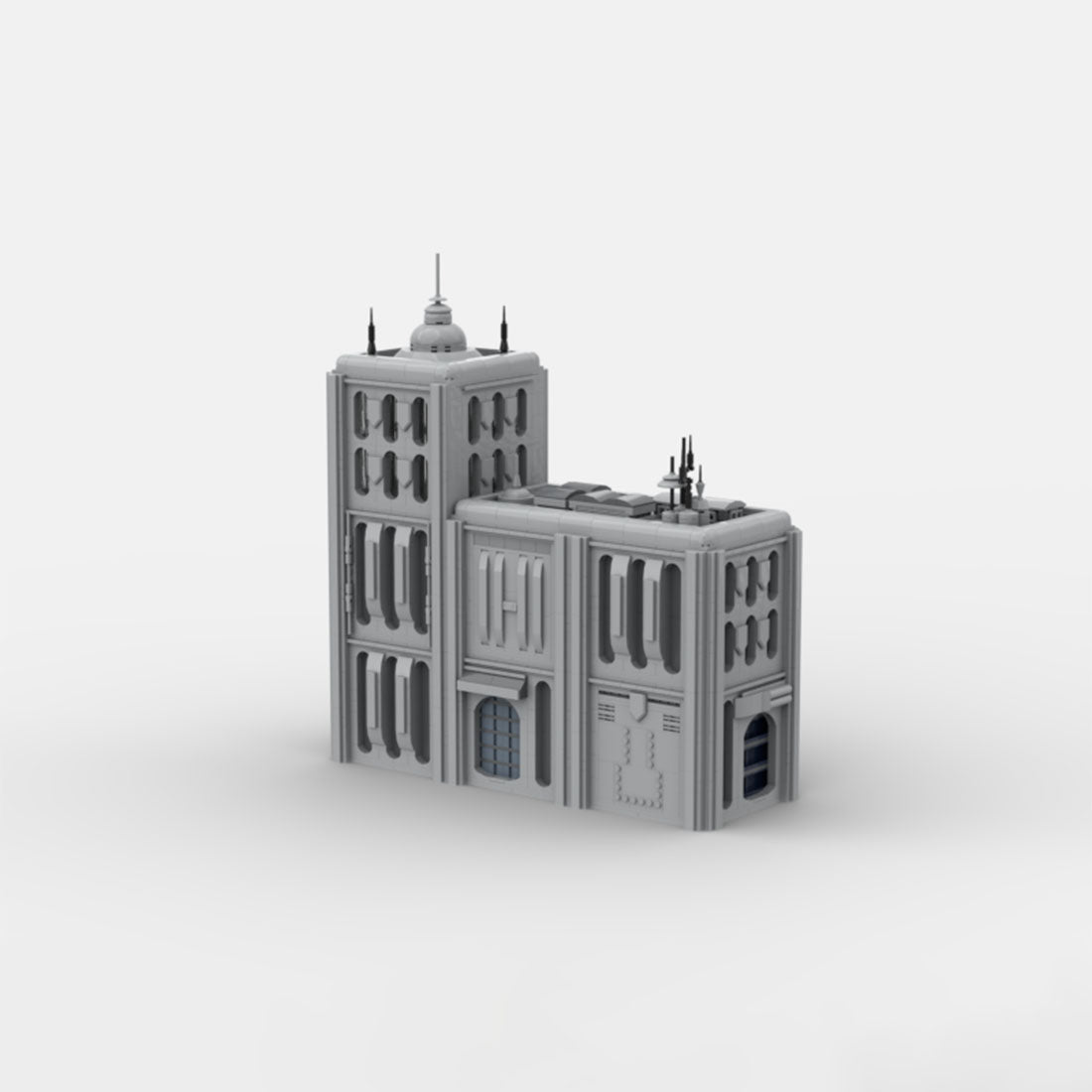 Modular V Sci-Fi Outpost Building Blocks