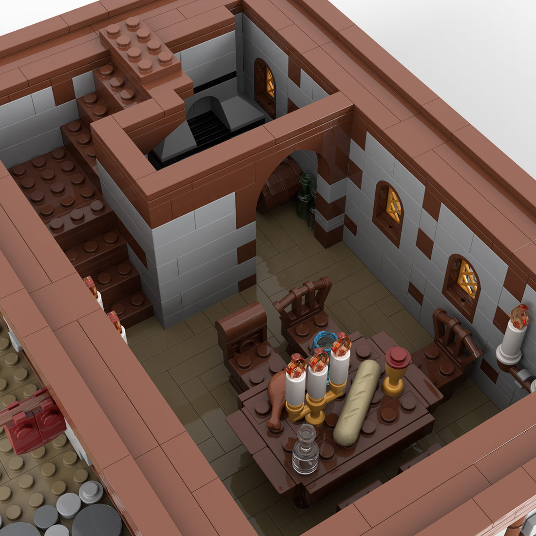 MOC-192313 Medieval Inn Building Blocks
