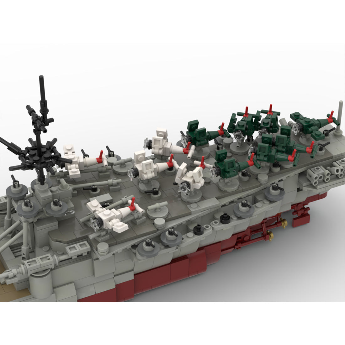 IJN Ise WWII Aviation Battleship Building Blocks