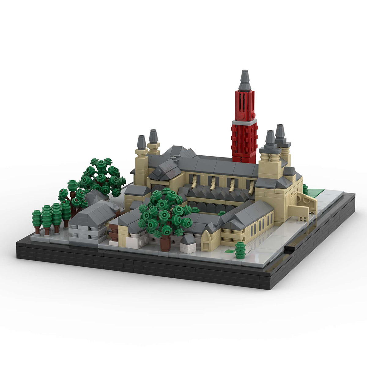 MOC-202166 Saint John Church and Basilica of Saint Servatius, Maastricht, Netherlands Buidling Blocks