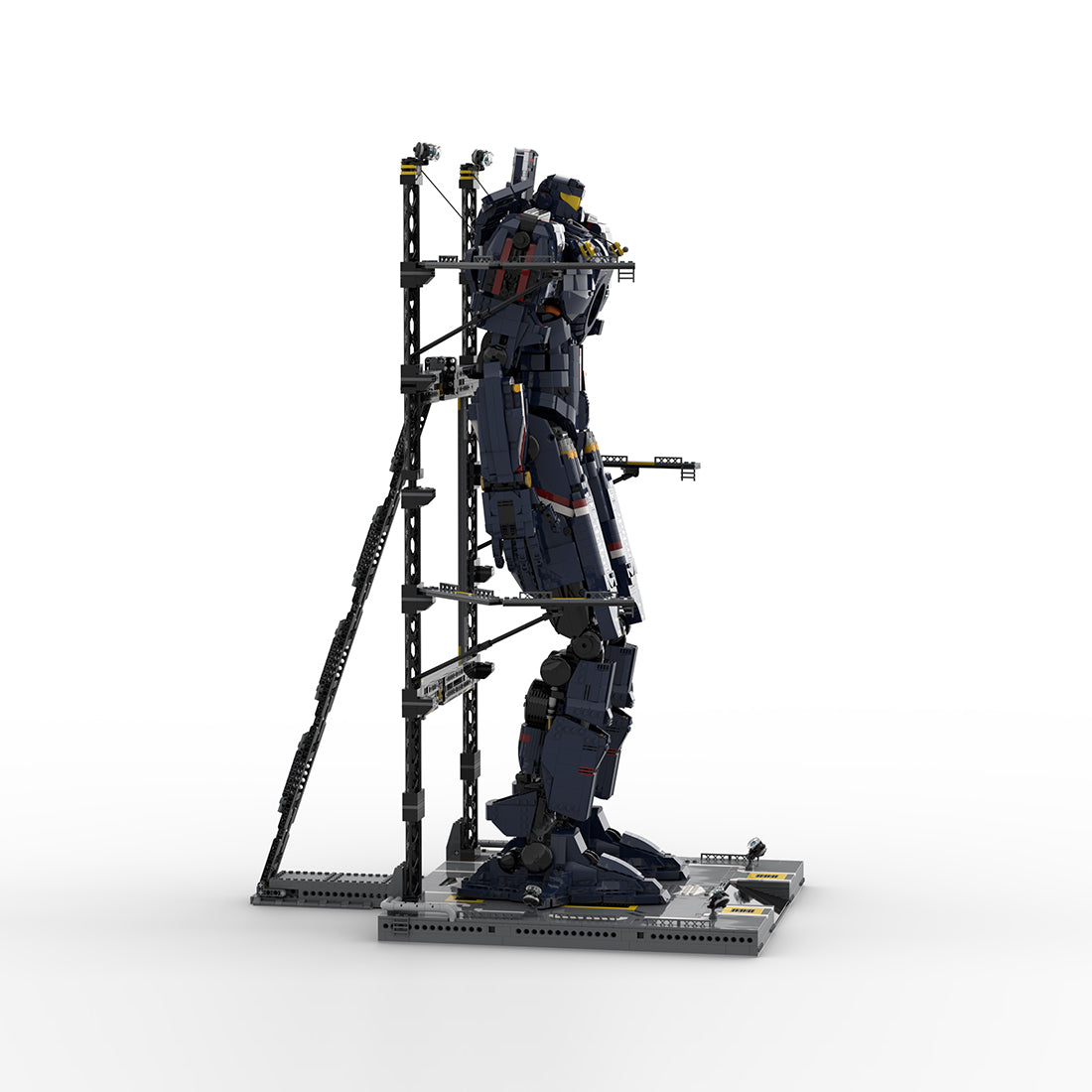 Gipsy Danger Gray Robot Building Blocks