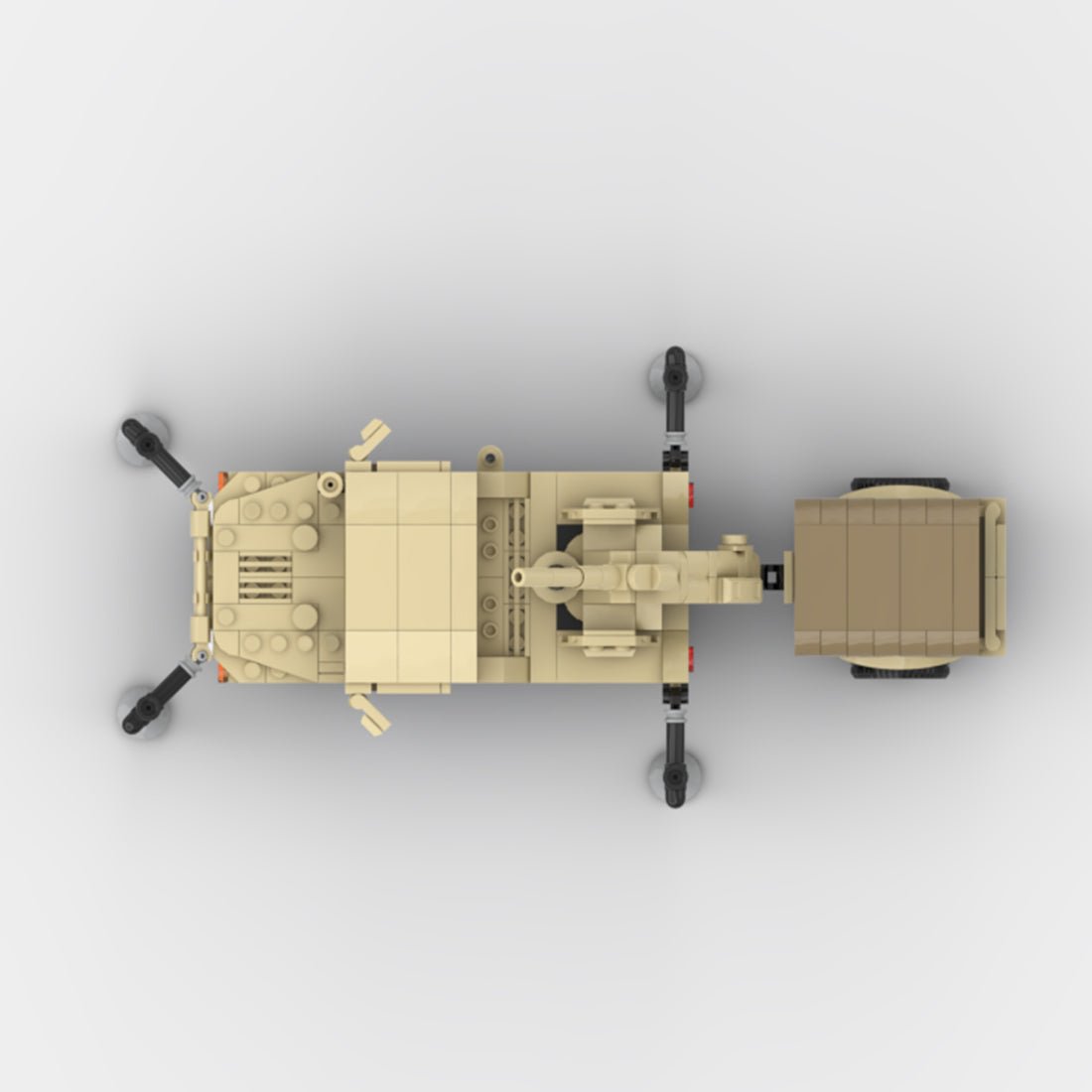 Desert HUMVEE 13 Modern Military Vehicle Building Blocks-LesDiy-Building Blocks-