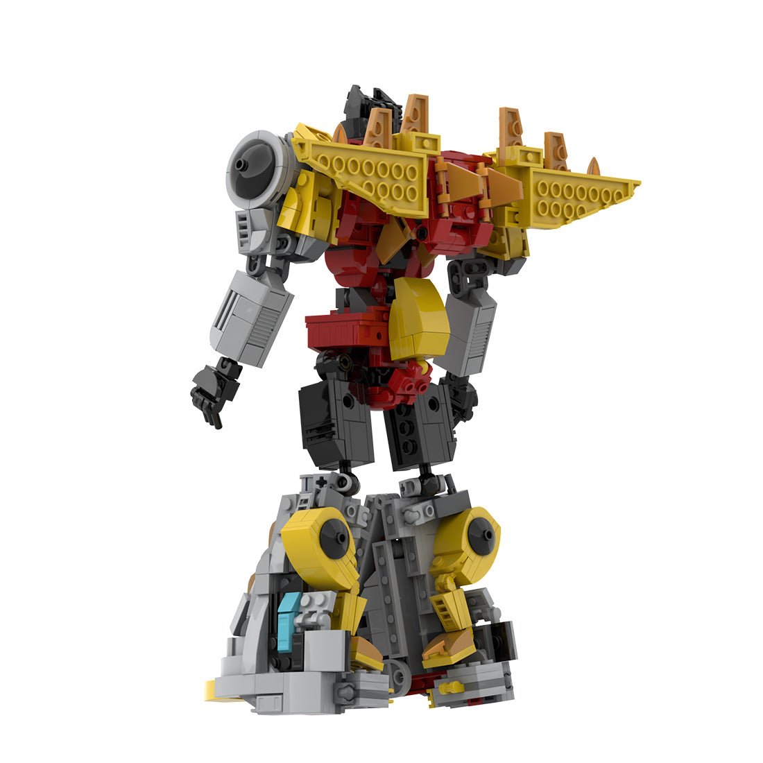 Dinobot Snarl Transforming Stegosaurus Mecha Building Blocks-LesDiy-Building Blocks-