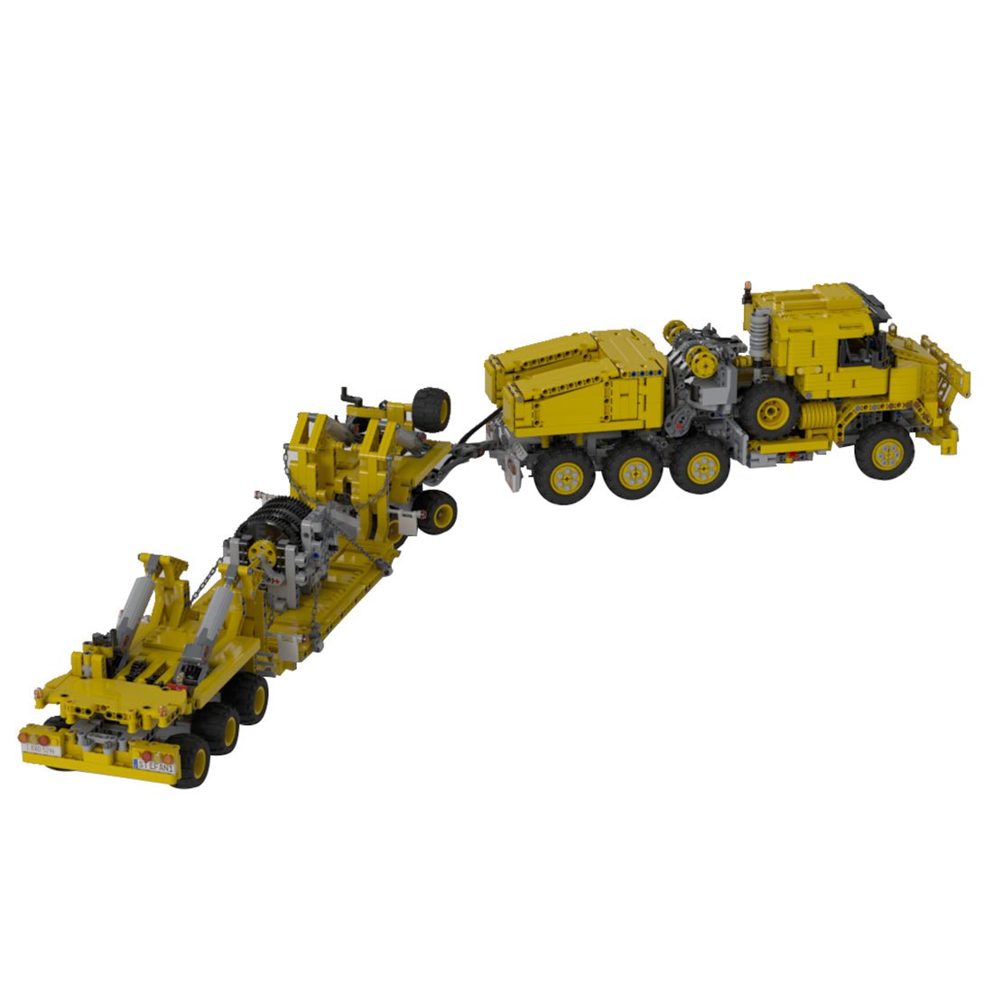 Dynamic Heavy Equipment Transporter with Suspension - LesDiy -