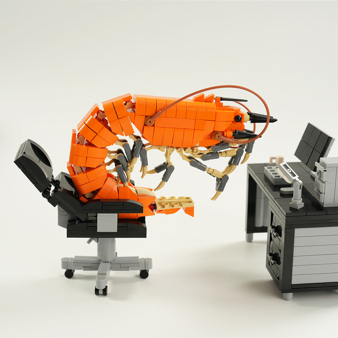 Working Shrimp Man Plus Building Blocks