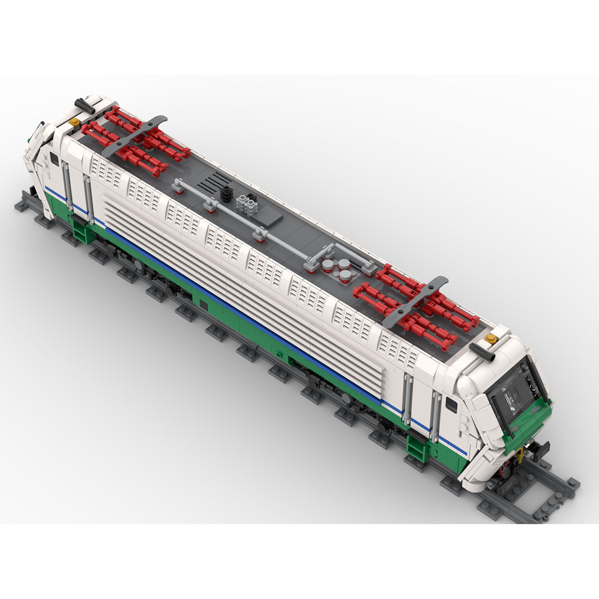 Italy State Railway Class Locomotive Building Blocks