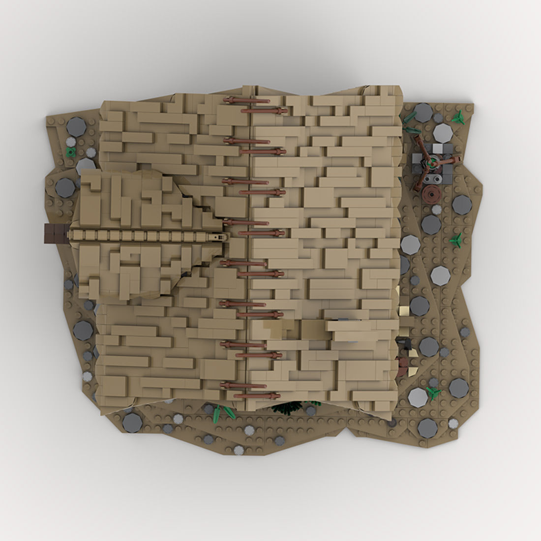 Medieval Taylorsgreen Village Bread Shop Building Blocks