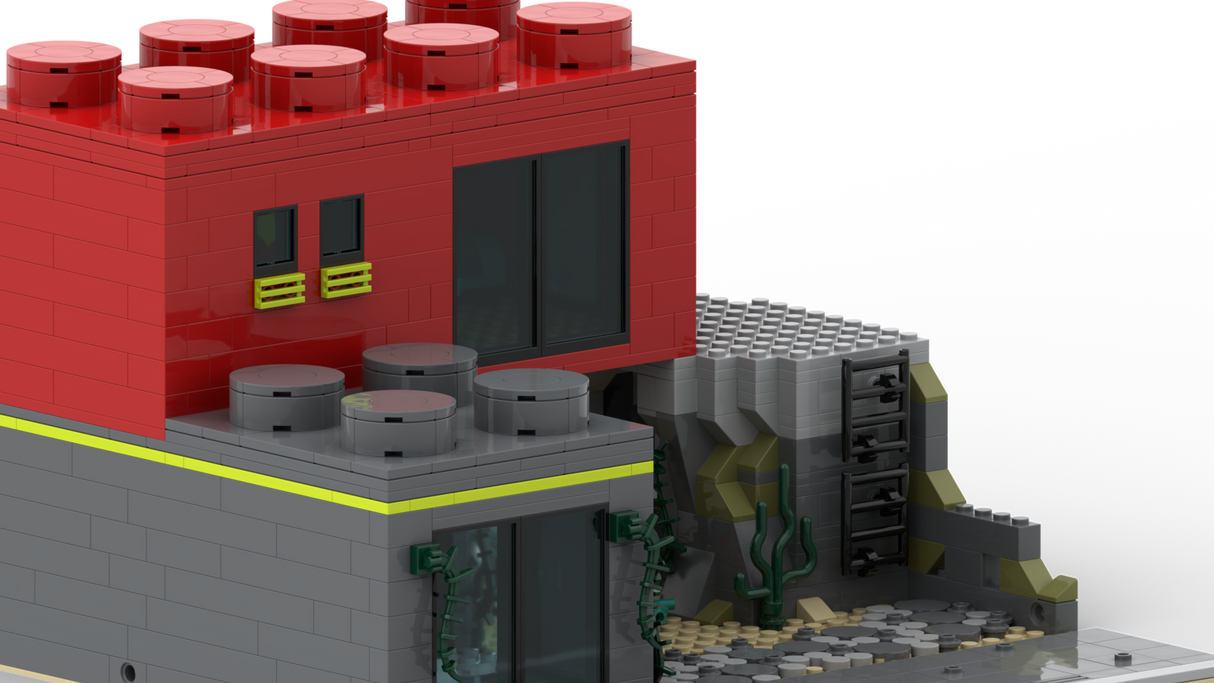 MOC-248880 Atlantis-Inspired City House Building Blocks