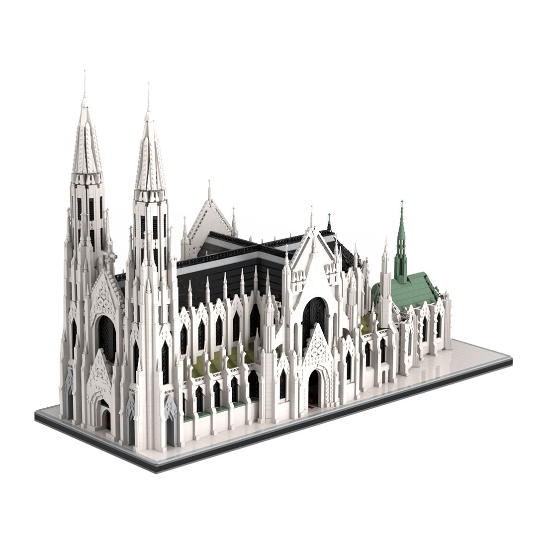 MOC-276548 NYC Saint Patrick's Cathedral Building Blocks