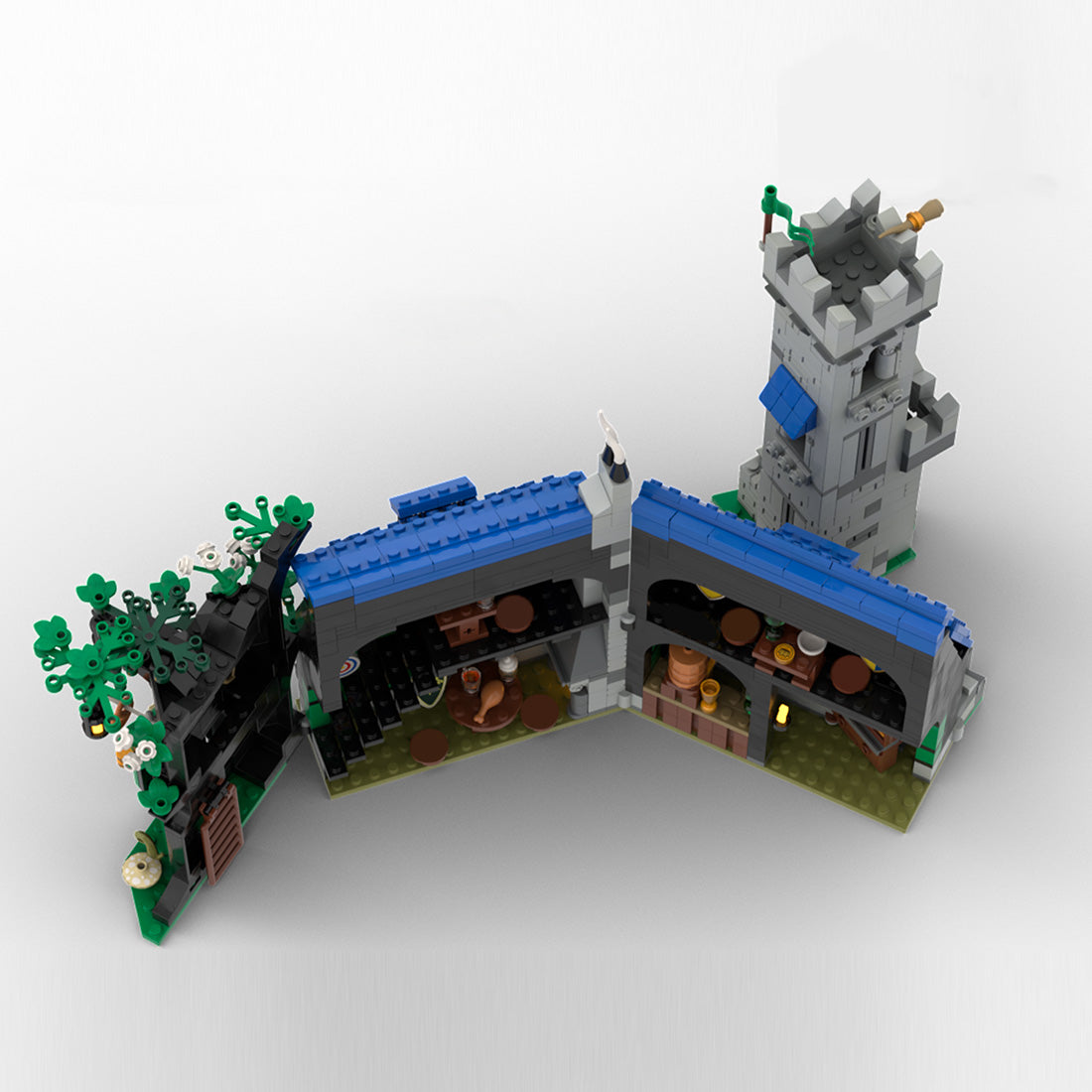 MOC-255468 Sword & Pretzel Inn Building Blocks