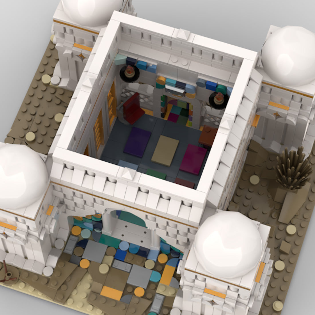 MOC-120253 Middle Eastern Mosque Building Blocks