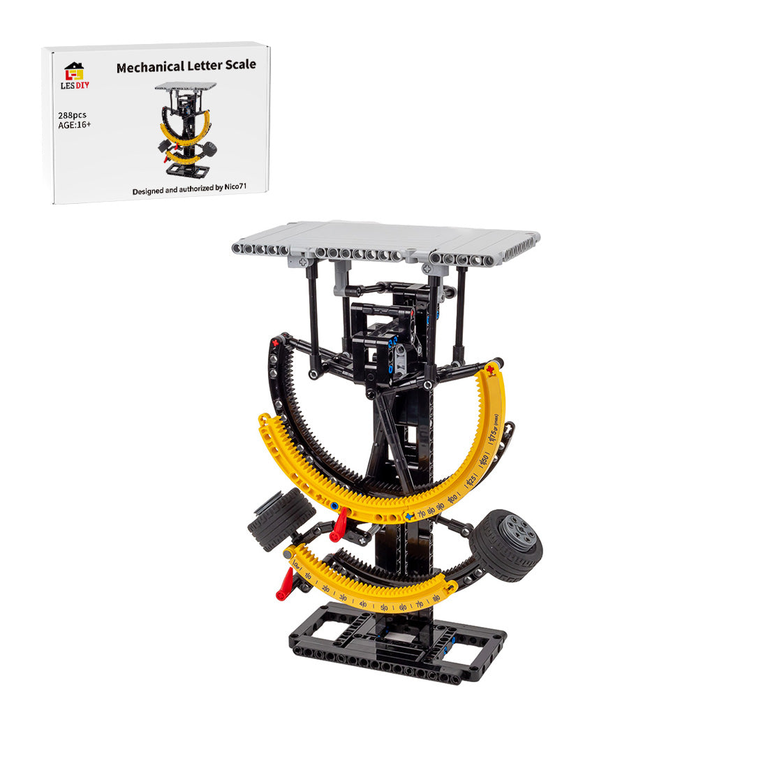 MOC-202559 Bilateral Mechanical Letter Scale Building Blocks