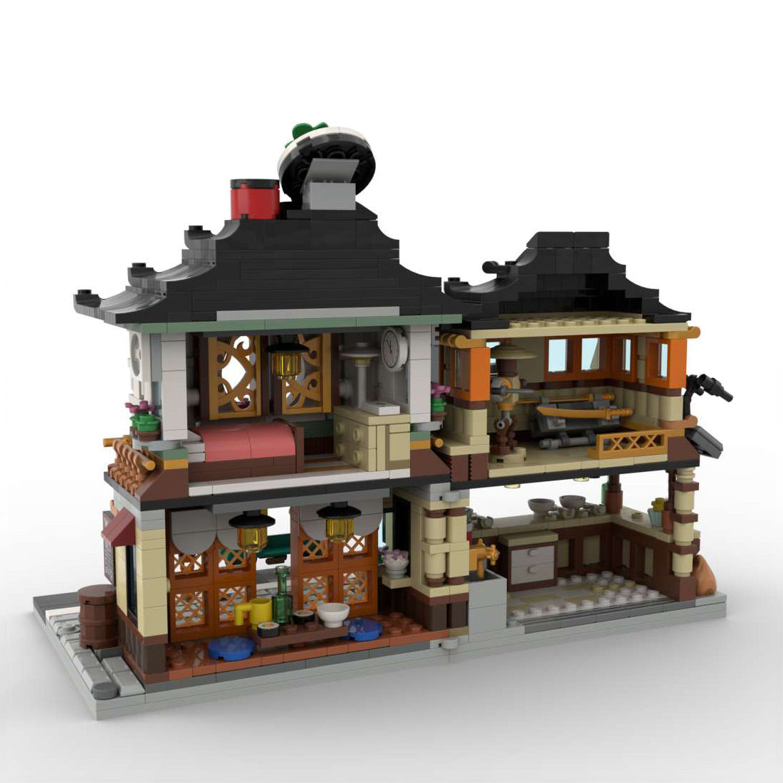 MOC-224597 Japan Restaurant Building Blocks