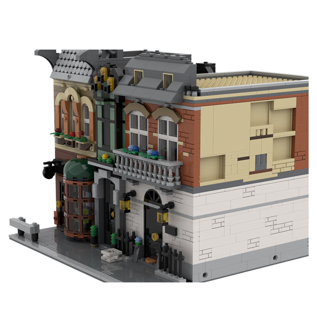 MOC-227235 Modular Detective Shop Building Blocks