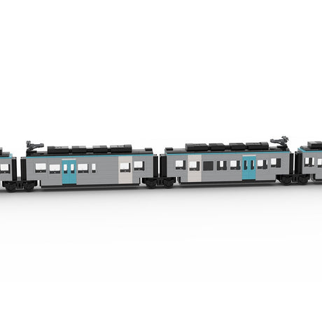 European High - Speed Train Building Blocks Set  - LesDiy - Locomotive