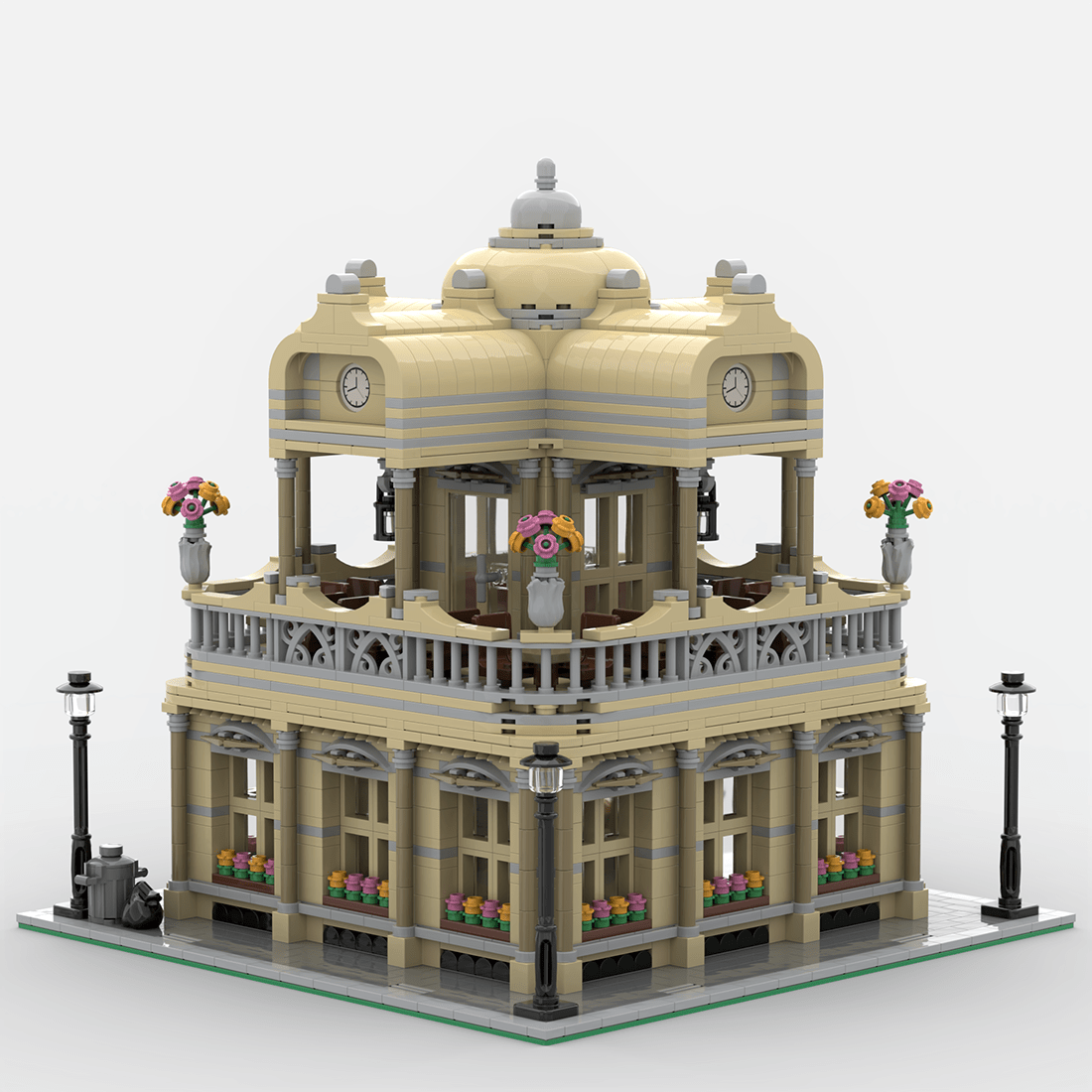 European Style Restaurant Building Blocks - LesDiy - Building Blocks