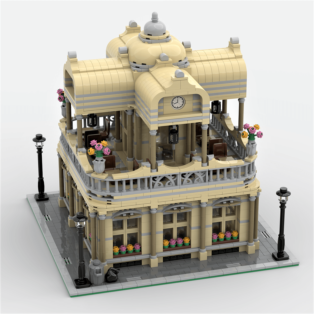 European Style Restaurant Building Blocks - LesDiy - Building Blocks