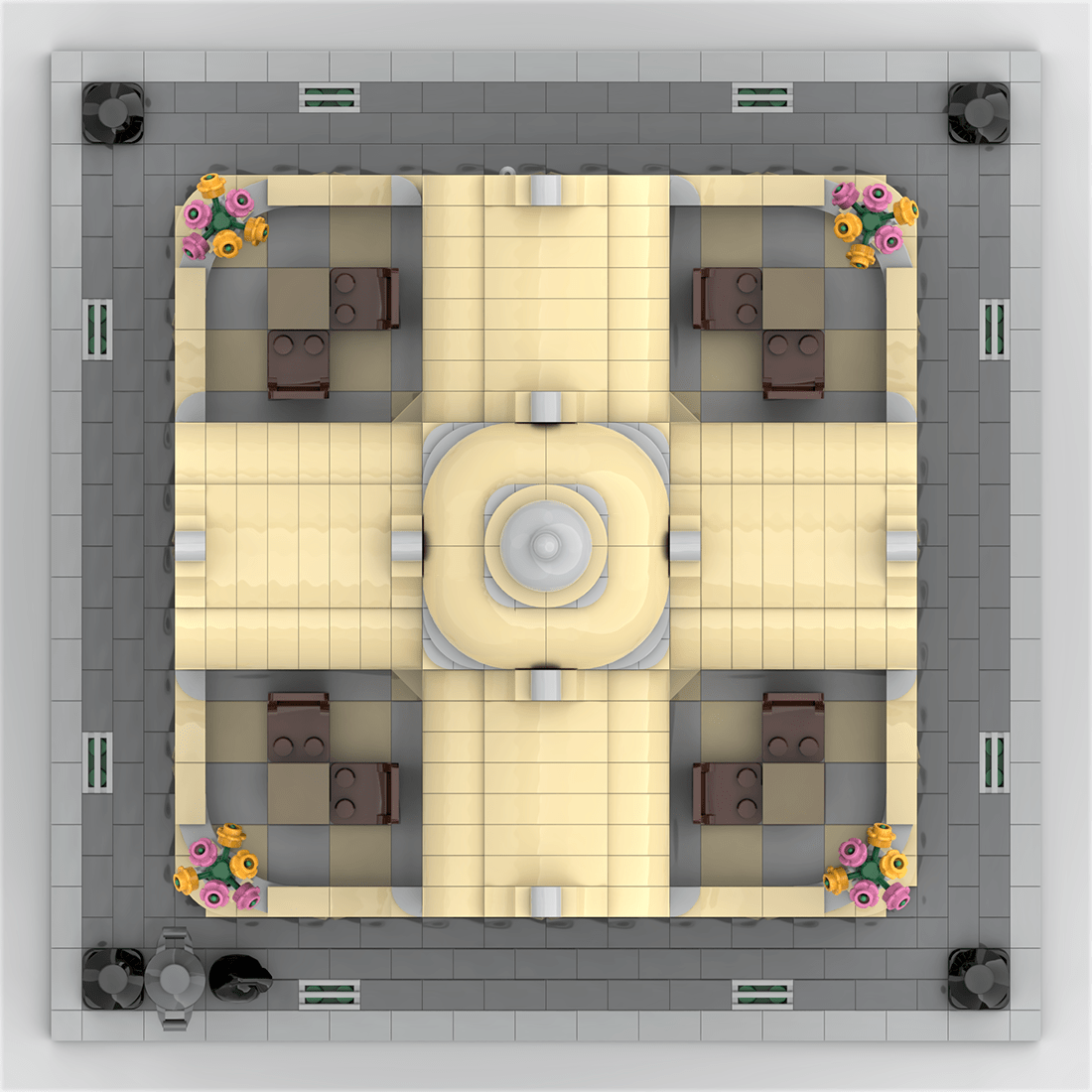 European Style Restaurant Building Blocks - LesDiy - Building Blocks