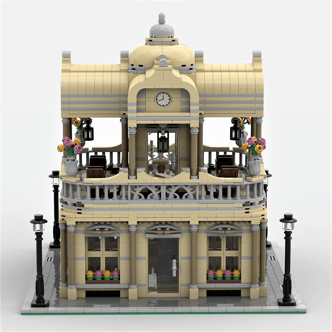 European Style Restaurant Building Blocks - LesDiy - Building Blocks