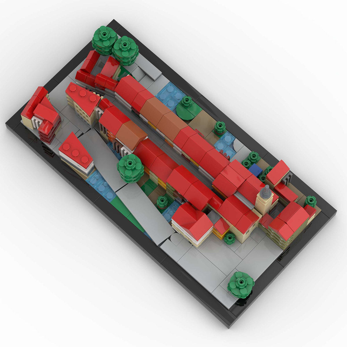 MOC-213242 Krämerbrücke, Erfurt, Germany Building Blocks
