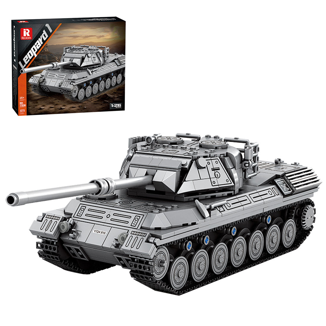 Mocsage 1:26 Scale Leopard Tank Building Blocks