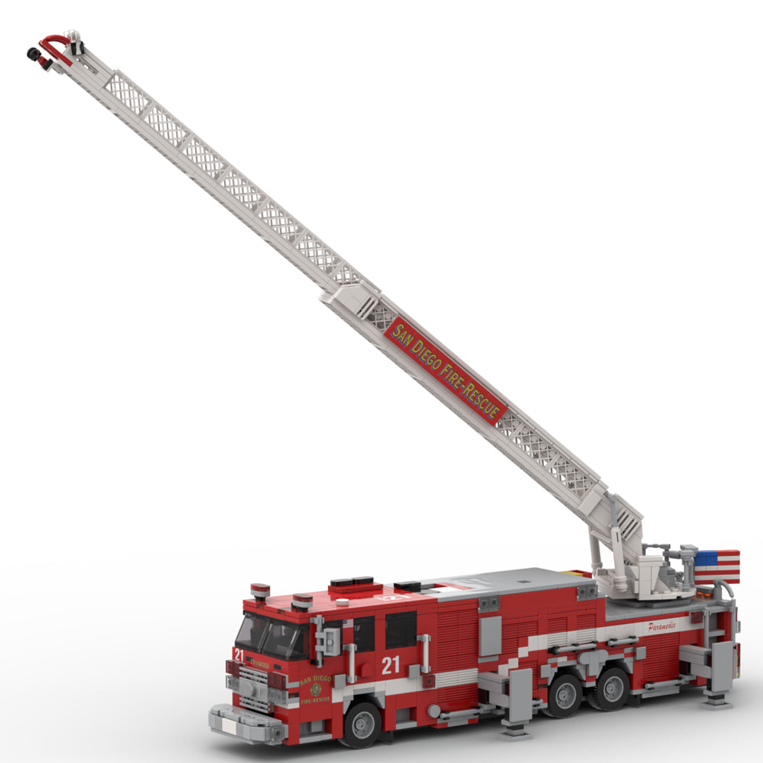 MOC-267135 2016-2017 Pierce Arrow XT Fire Truck RMA SDFR Building Blocks