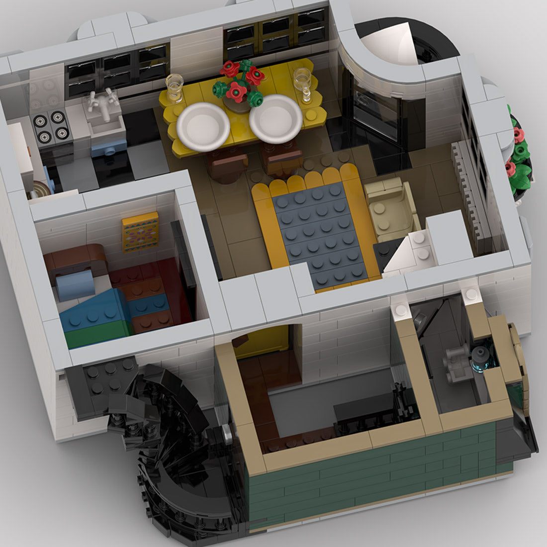 MOC-139508 Modular Car Showroom Building Blocks