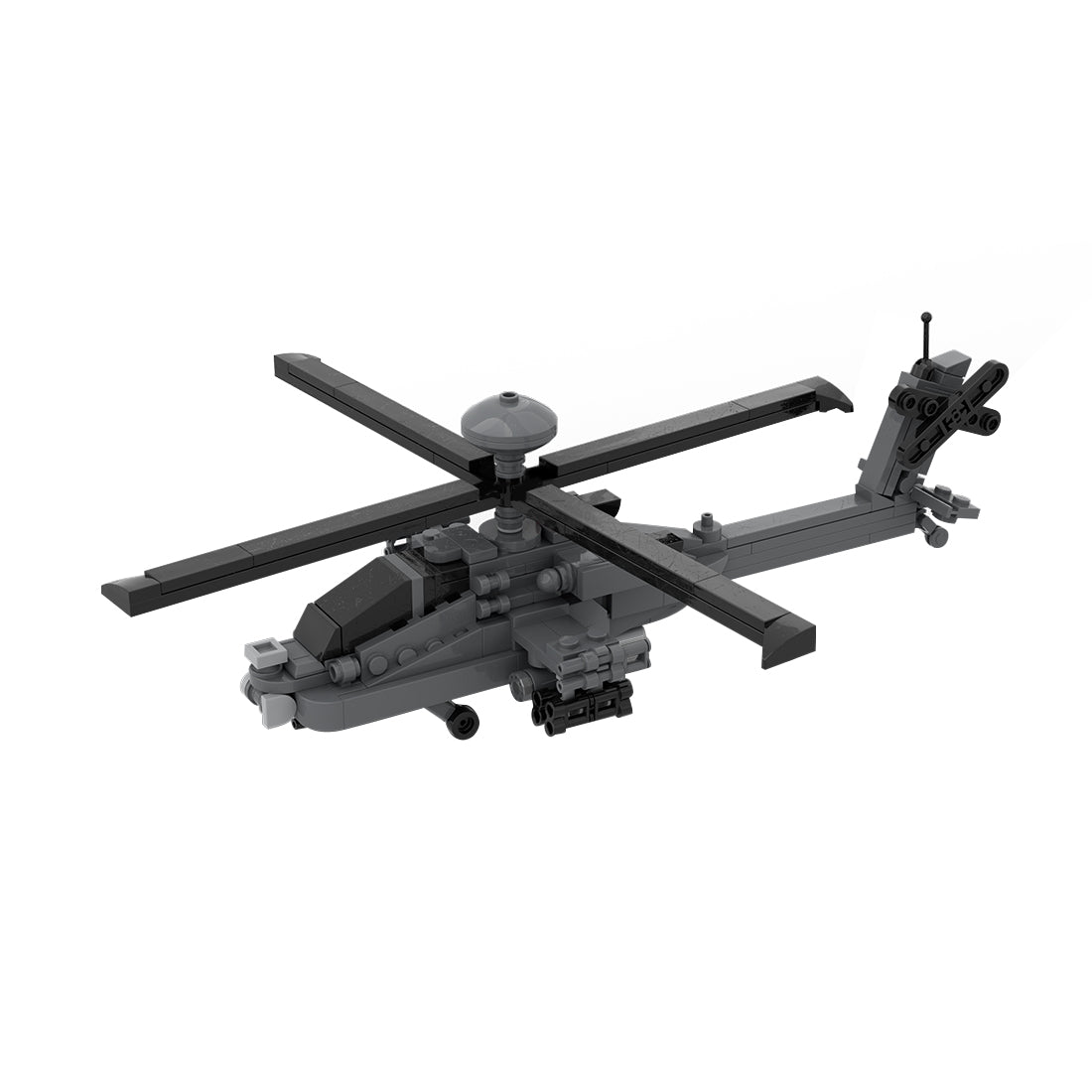 MOC-254665 US Attack Helicopter - 1:70 Scale Building Blocks