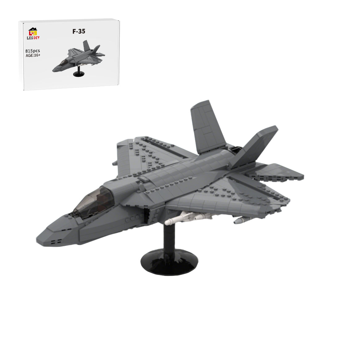 F-35 Stealth Fighter Military Building Blocks