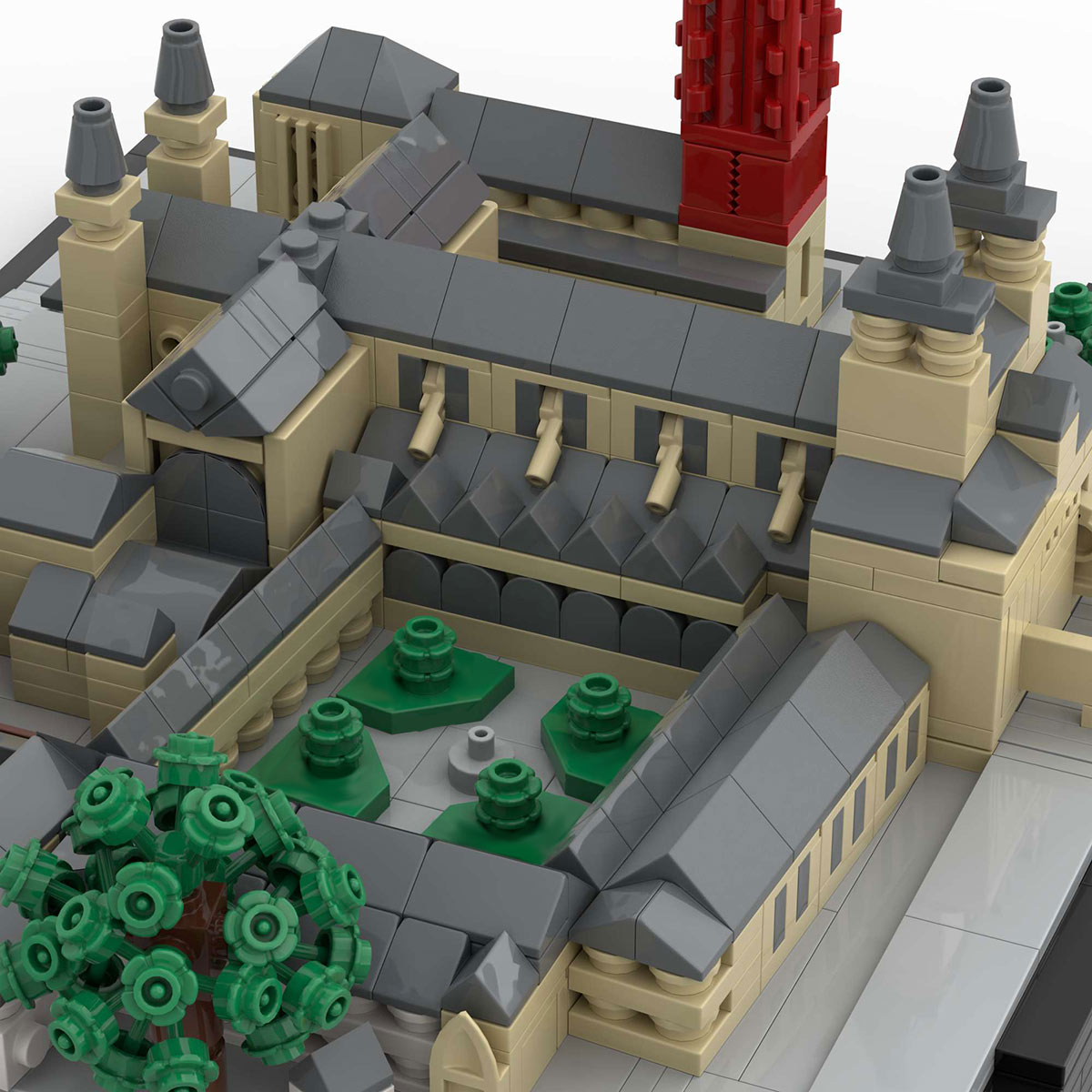MOC-202166 Saint John Church and Basilica of Saint Servatius, Maastricht, Netherlands Buidling Blocks
