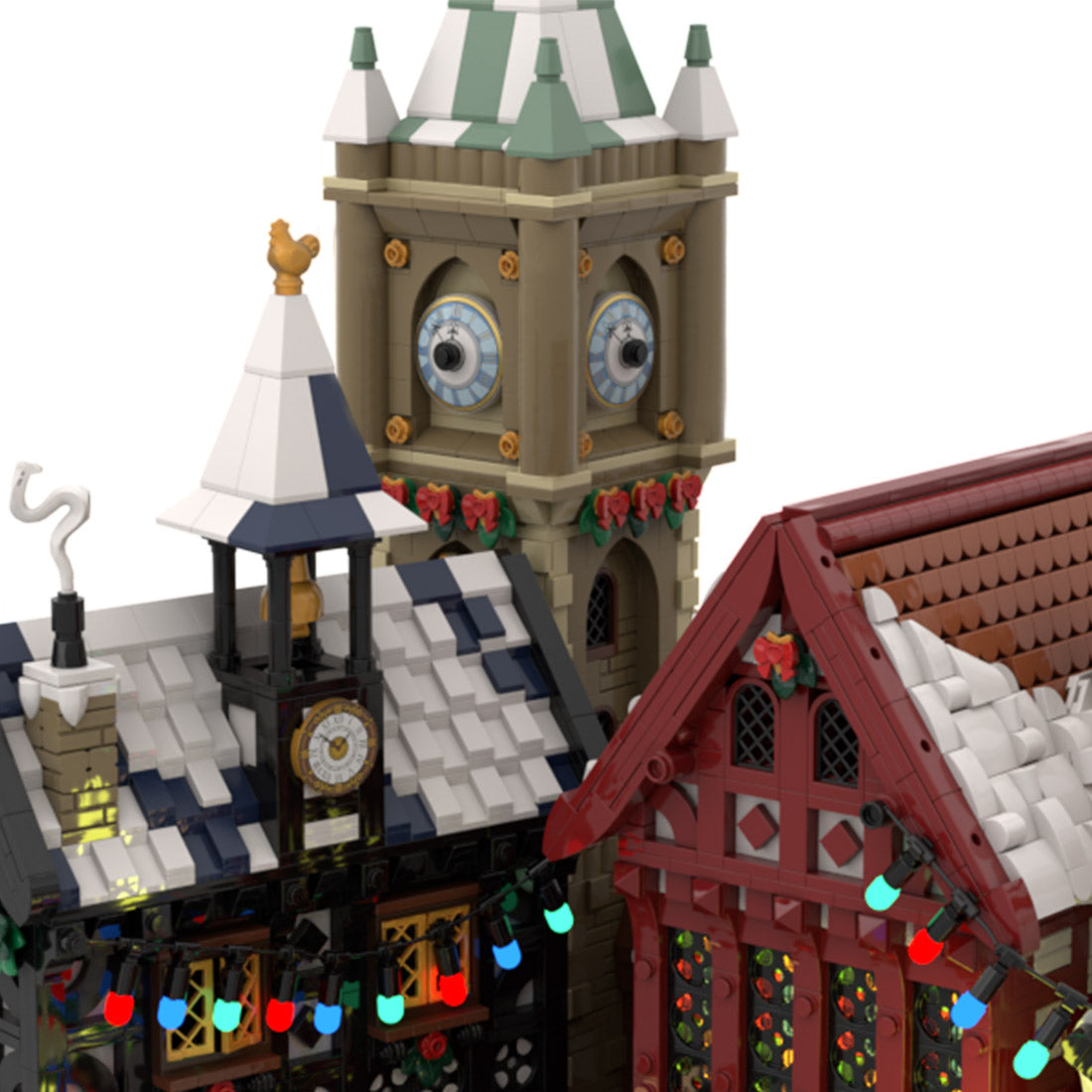 Christmas Old Town Winter Village Building Blocks