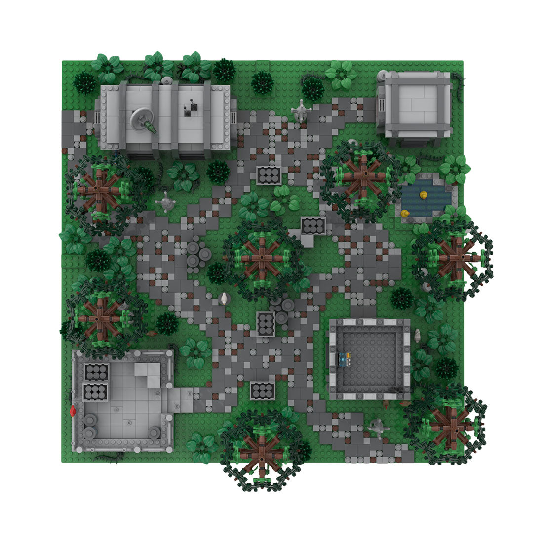 MOC-163765 Endor Forest Base Sci-fi Assembly Model Building Blocks