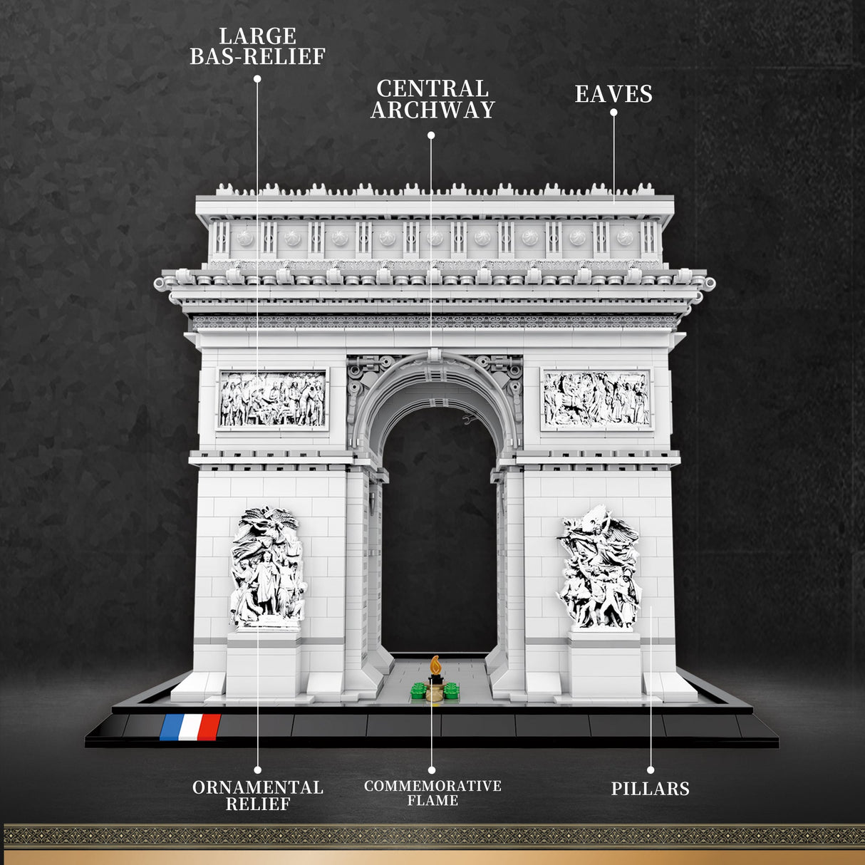 Famous Landmark Arc de Triomphe Building - LesDiy -
