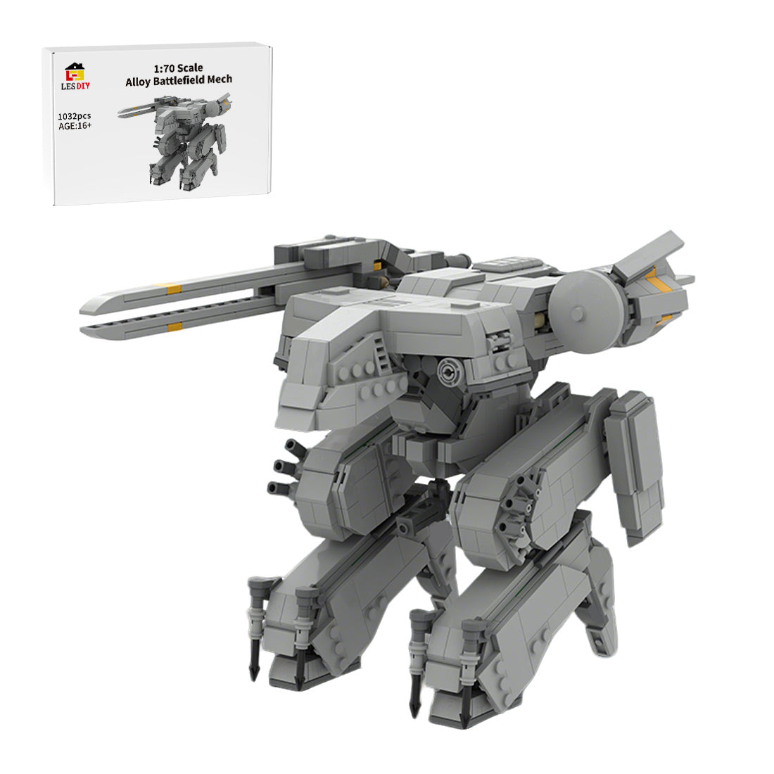 MOC-234425 Metal Gear Solid | METAL GEAR REX - 1:70 Scale Building Blocks