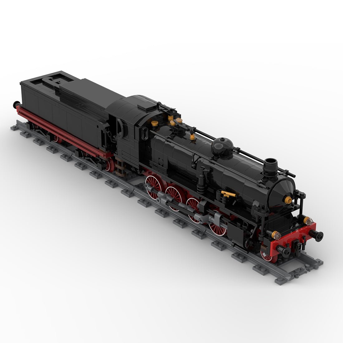 FS 740 Italian Steam Locomotive Building Blocks-LesDiy-Railway Train-