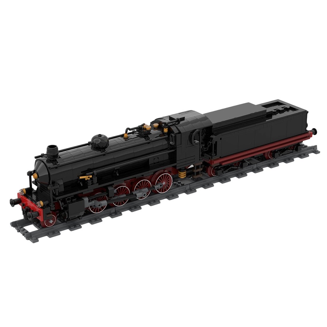 FS 740 Italian Steam Locomotive Building Blocks-LesDiy-Railway Train-