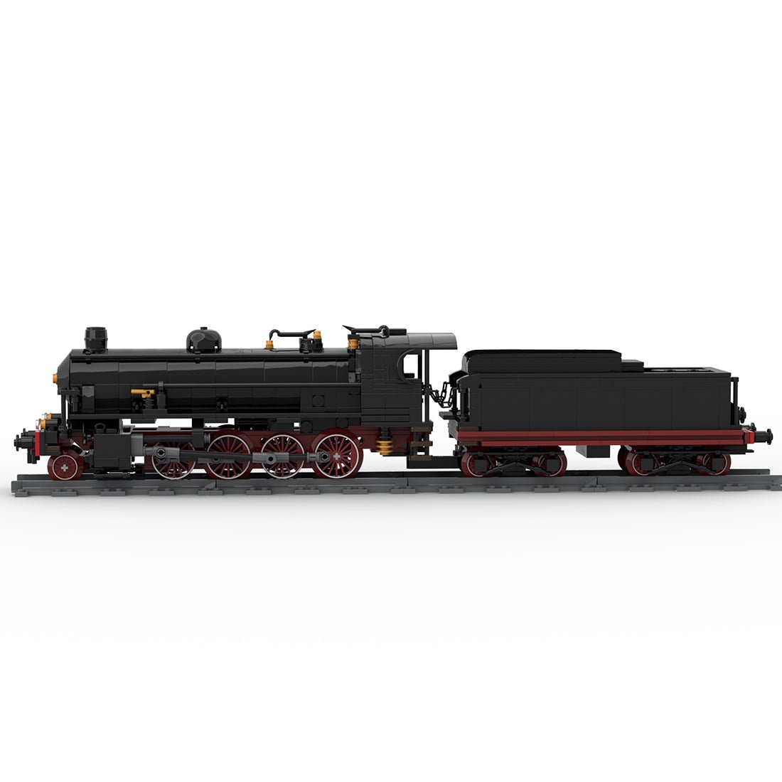 FS 740 Italian Steam Locomotive Building Blocks-LesDiy-Railway Train-