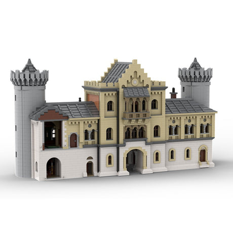 Gatehouse Right Module 3 of Neuschwanstein Castle Building Blocks Set - LesDiy -