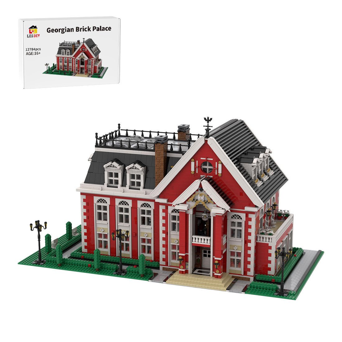 Georgian Brick Palace - LesDiy -