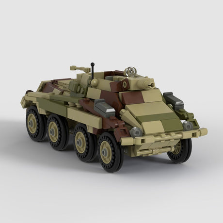 German Sd.Kfz. 234/3 Tank Building Blocks - LesDiy - Building Blocks