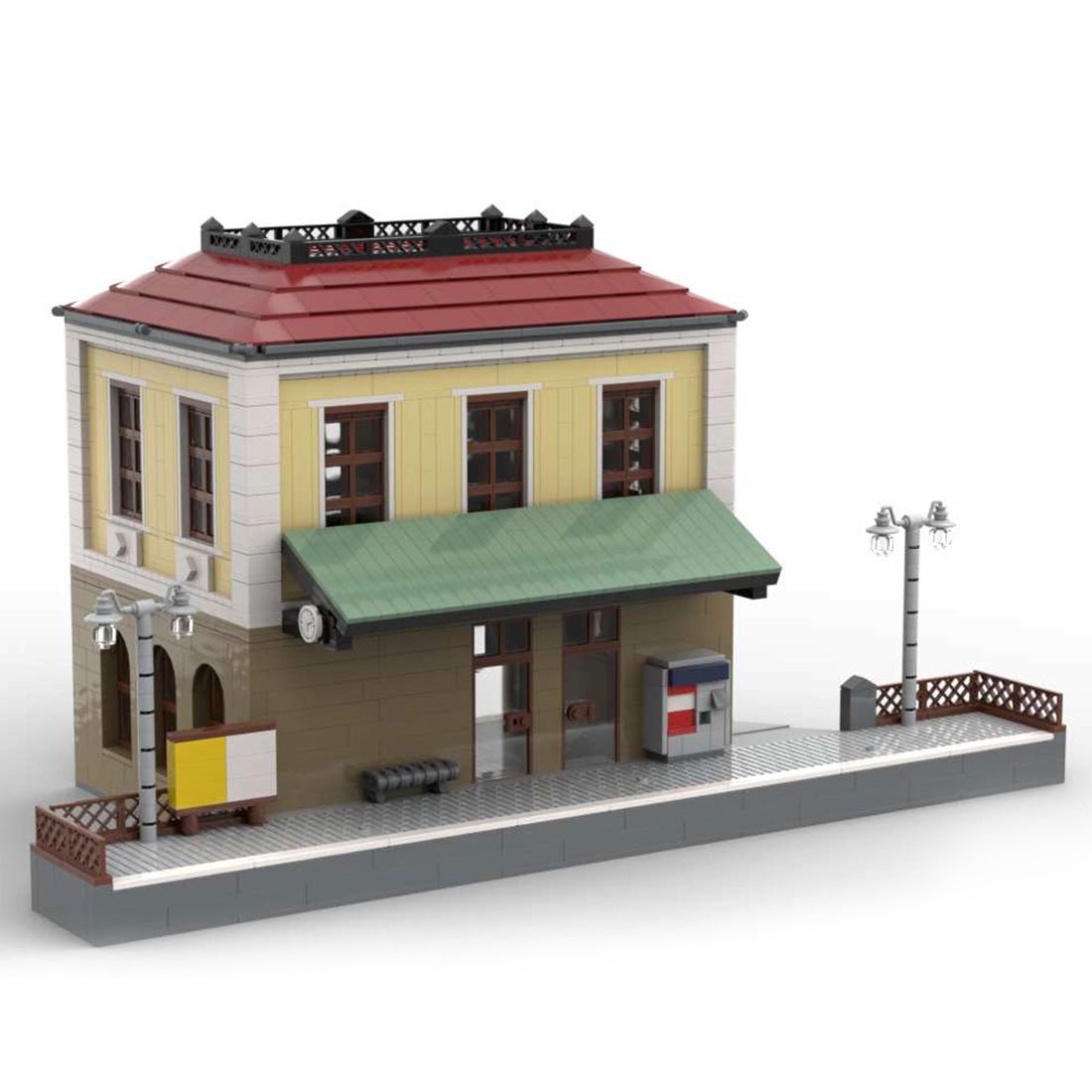 German Town Train Station - LesDiy - Locomotive