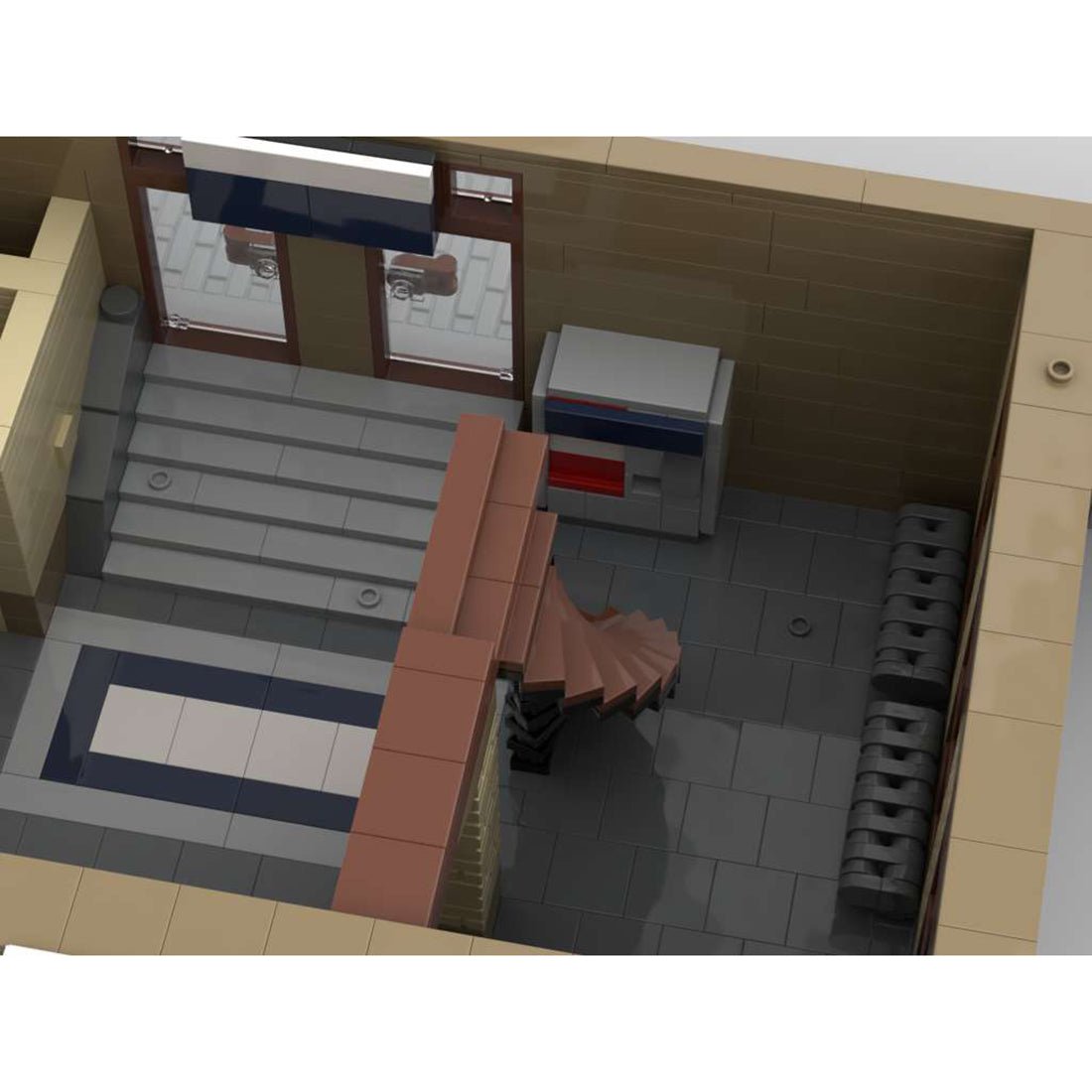 German Town Train Station - LesDiy - Locomotive