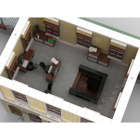 German Town Train Station - LesDiy - Locomotive