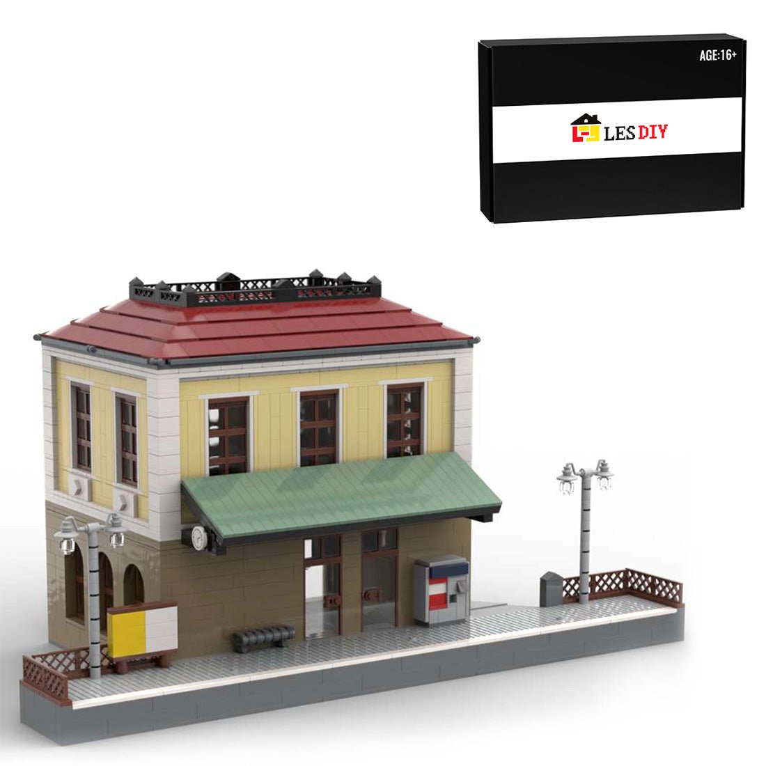 German Town Train Station - LesDiy - Locomotive