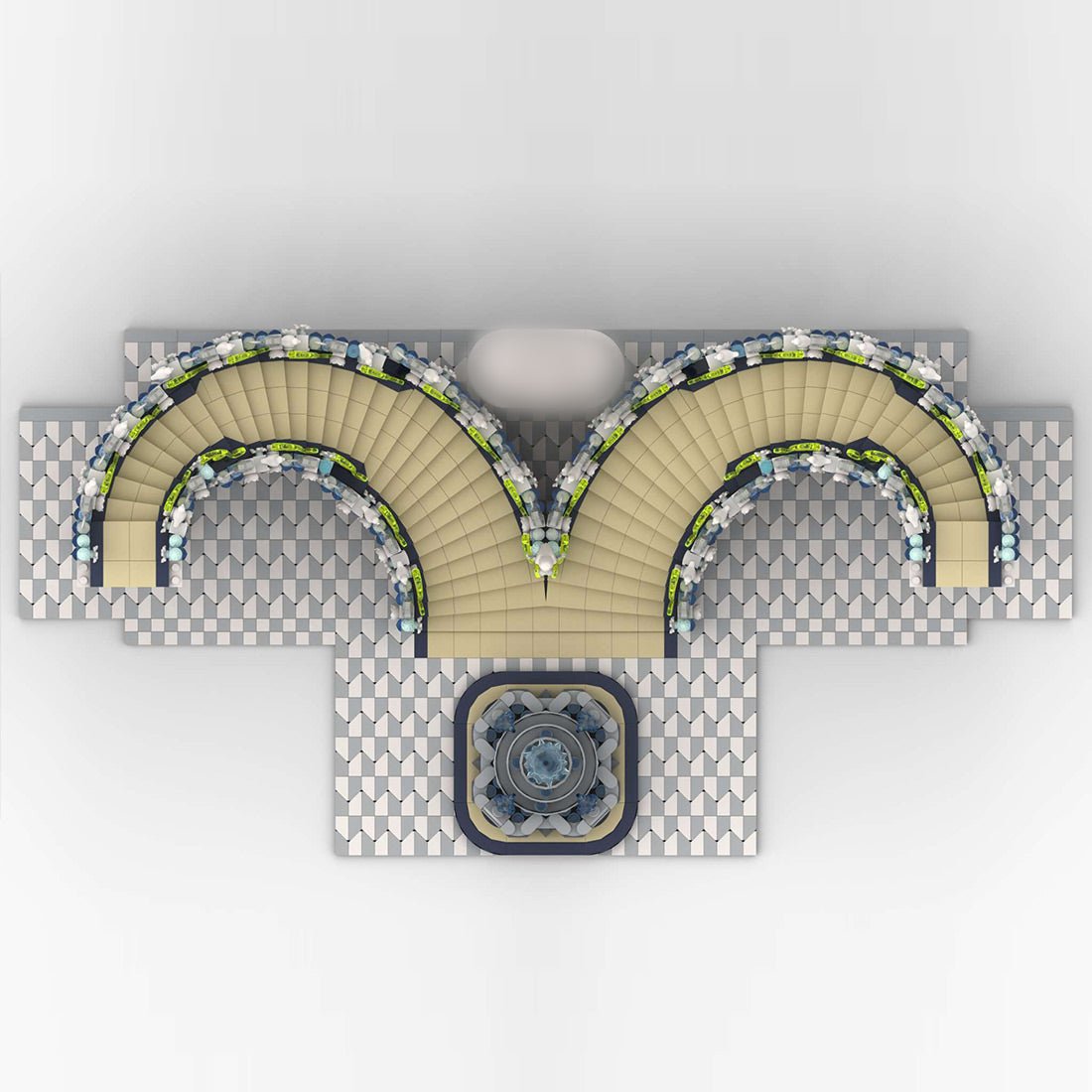Gothic Grand Staircase Building Blocks-LesDiy-Building Blocks-