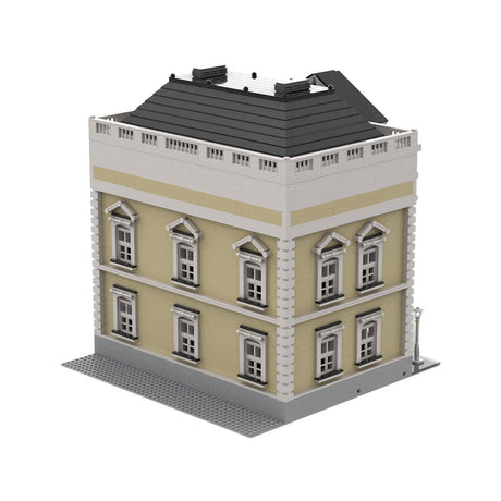 Greek Revival Library Model Architectural Street Scene Building Blocks - LesDiy - Building Blocks