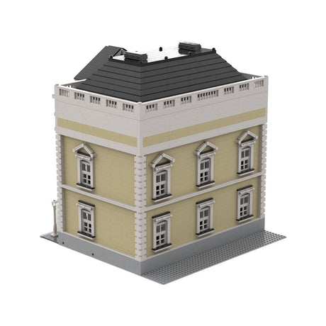 Greek Revival Library Model Architectural Street Scene Building Blocks - LesDiy - Building Blocks